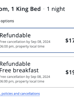 a screenshot of a hotel room